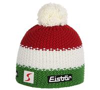 Eisbär Cuffia con PON Italia Beanie Lavorato a Maglia Berretto Pompon Taglia Unica - Bianco