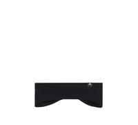 Eisbär Fascia da donna Hagen nera - Fascia in lana merino per donne - Fascia per capelli con pile protegge da freddo e vento - Cappuccio traspirante morbido caldo dall'Austria