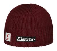 Eisbär Trop Skipool - Berretto invernale lavorato a maglia, fodera Pull-On, bordeaux, Taglia unica