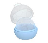 Eisballform - Lebensmittelechtes Silikon Footballform runder Behälter | Runde Kugel Eisballformen | Kühlschrank Essen Familie Getränke Whiskey Cocktails Saft, BPA-frei, Große Eiskugeln