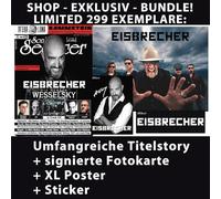 Eisbrecher -Bundle - LIMITED: Signierte Fotokarte + XL Poster + Sticker + Titel Story Sonic Seducer 10/2024 - Kaltfront: Eisbrecher-Bundle inklusive ... der Vorrat reicht, 299 Exemplare weltweit!