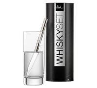 Eisch Whisky Pipette Set Gentleman Platinum, con vetro, pipetta di diluizione, vetro