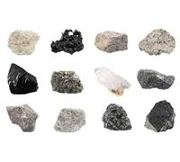 Eisco Labs - Kit introduttivo a Fire Rock 12 pezzi - include un campione da 2,5 cm - perfetto per aule di geologia e laboratori di test di base sul campo - Blocco Tech