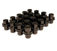Eisen - Set di 20 dadi per ruote Land Range Rover HSE Sport LR3 LR4, colore: Nero