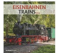 Eisenbahnen 2026 - Broschürenkalender 30x30 cm (30x60 geöffnet) - Kalender mit Platz für Notizen - Steam Engines - Bildkalender - Wandkalender