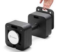 Eisenlink Manubrio regolabile, 36 kg (4 kg-36 kg), ultra compatto, regolabile, con impugnatura zigrinata, innovativo manubrio per fitness, allenamento, palestra, casa (36 kg x 1)