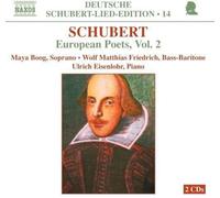 Franz Schubert Lieder; European Poets Vol. 2 (CD) Album