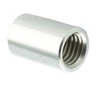 Eisenwaren2000 Manicotto rotondo M8 x 20 mm (10 pezzi) - Manicotti filettati rotondi - acciaio inox A2 V2A - inossidabile