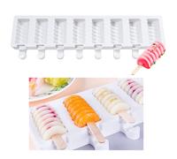 Eisformen, Silikon Eis am Stiel-Formen für Kinder, Silikon-Eisform, Kuchenform Dessertform, DIY Ice Pop Maker, gefrorene Pürees-Formen, Popsicle Formen Set, BPA Freie Popsicle Formen