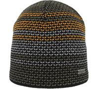 Eisglut Arrono Beanie Hat, Schwarz.kurkuma, Taglia Unica Unisex