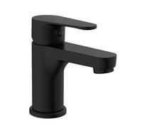 EISL CLAUDIO NI075CALCRBL - Rubinetto per lavabo, nero, per bagno, con valvola pop-up