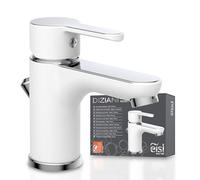 EISL disegno Nuevo, Miscelatore monocomando per lavabo, 1 pezzi, bianco/cromato, ni075dinwcr