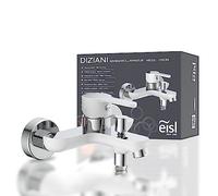 EISL disegno Nuevo per vasca/doccia monocomando per lavabo, 1 pezzi, bianco/cromato, ni023dinwcr