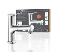 EISL VARIABILE NI075VARCR, rubinetto bagno lavabo, rubinetto da bagno con doccetta estraibile, miscelatore per lavabo con doccetta, miscelatore lavabo bagno, cromo