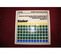 Eisler. Quatorze manières de décrire la pluie Op 70, Sonate pour piano N°2 Op 6, Symphonie de chambre Nonette N°1