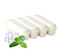 Eisstangen-Form - Schmale Silikon-Eiswürfelform | Lange Eiswürfel für Wasserflaschen | Flexible Eisstangenform für Whisky, Cocktails & Softdrinks, 9.8x9.8x2.9cm, BPA-Frei, Spülmaschinenfest, Grün