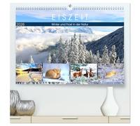 Eiszeit. Winter und Frost in der Natur (hochwertiger Premium Wandkalender 2026 DIN A2 quer), Kunstdruck in Hochglanz: Die märchenhafte Schönheit der Natur unter der weißen Pracht