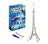 Eitech GmbH- Landmark Series Eiffel Tower Construction Set Eitech 00460-Costruzione in Metallo C460 Tour, Colore Blu, Parigi-Torre