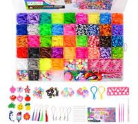 EITEYI Braccialetto elastico per bambini, kit per bambini, ideale per creare regali di compleanno per ragazze