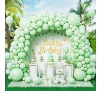 Eitolo Palloncini verdi 143 pezzi verde pastello arco ghirlanda kit 5/9/12/18 pollici diverse dimensioni chiaro macaron verde menta palloncini in lattice per festa di compleanno baby shower matrimonio