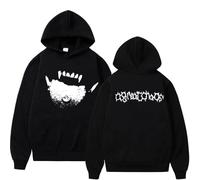 EIUIIOXU Felpa con Cappuccio Ken Carson AGC Actual Hate Teen X Vamp Felpa con Cappuccio A Great Chaos Opium Merch Felpe con Cappuccio Uomo Donna Harajuku Fashion Trend Y2K Felpe