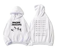 EIUIIOXU Streetwear Unisex Loom Tour 2025 Imagine Dragons Autunno e Inverno Uomo Donna Ropa Hombre Sudaderas Puro Cotone con Cappuccio