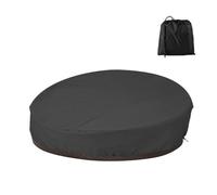 Eivdru Copertura impermeabile con coulisse, rotonda, per isola, invernale, resistente ai raggi UV, resistente agli strappi, per mobili da giardino