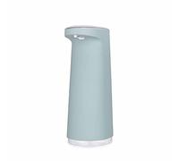 Eivdru Dispenser automatico di sapone, erogatore di sapone per le mani verticale a induzione a infrarossi touchless Dispenser di sapone ricaricabile per doccia da bagno (verde chiaro)
