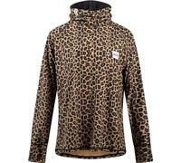 Eivy Boyfriends-Felpa con Cappuccio Maglietta da Yoga, Leopardo, L Donna
