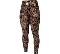 Eivy - Collant tecnico donna - Pocket Tights Leopard per Donne in Materiale Riciclato - Taglia XS - Marrone