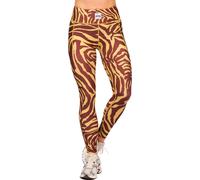 Eivy - Collant tecnico - Pocket Tights Yellow Tiger in Materiale Riciclato - Taglia M - Marrone