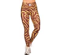 Eivy - Collant tecnico - Pocket Tights Yellow Tiger in Materiale Riciclato - Taglia S - Marrone