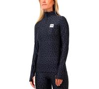 Eivy - Intimo tecnico donna - Journey Top Black Leopard in Pelle - Taglia XS - Nero