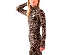 Eivy - Intimo tecnico donna - Journey Top Leopard in Pelle - Taglia M - Marrone