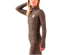 Eivy - Intimo tecnico donna - Journey Top Leopard in Pelle - Taglia XS - Marrone