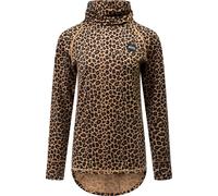 Eivy - Intimo termico donna in Lana - Icecold Merino Wool Top Leopard per Donne - Taglia S - Marrone