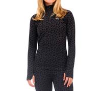 Eivy - Intimo termico donna in Lana - Journey Merino Wool Top Black Leopard - Taglia M - Nero