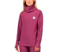 Eivy - Intimo termico donna in maglia a costine - Icecold Gaiter Rib Top Pinkgundy per Donne in Pelle - Taglia L - Rosa