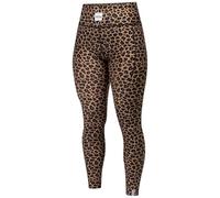 Eivy - Collant tecnico donna - Pocket Tights Leopard per Donne in Materiale Riciclato - Taglia M - Marrone