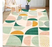 EIWAXU Tappeto Boho, lavabile, per camera da letto, ingresso, soggiorno, comodino, antiscivolo, morbido, moderno, astratto, bohémien. 50x130cm/20x51in