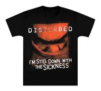 EIWOLJ Disturbed Im Still Down with The Sickness T-Shirt Short Sleeve CottonBlackL