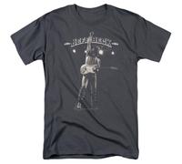 EIWOLJ Jeff Beck Guitar God T Shirt Mens Tee Charcoal GreyX-Large