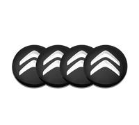EIWXEFQT 4 Pezzi Auto Tappi Coprimozzo, per Citroen C1 II 2015-2022 56mm Auto Ruota Centro Coprimozzi Resistente Adatto all'Usura Coprimozzo,A