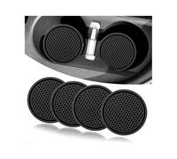 EIWXEFQT 4Pcs Antiscivolo Sottobicchieri per Auto Portabicchieri, per Fiat Panda City Cross 2000-2024 Sottobicchiere Antiscivolo Car Interior Accessories