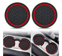 EIWXEFQT 4Pcs Antiscivolo Sottobicchieri per Auto Portabicchieri, per Nissan X-Trail T32 T31 T30 Sottobicchiere Antiscivolo Car Interior Accessories,A