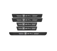 EIWXEFQT 5 Pezzi Adesivo Battitacco, per Alfa Romeo Stelvio 2017-2024 batticalcagno Protezioni Plates Prevenire Usura batticalcagno Protezioni Auto Accessori