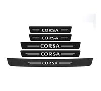EIWXEFQT 5 Pezzi Adesivo Battitacco, per Opel Corsa batticalcagno Protezioni Plates Prevenire Usura batticalcagno Protezioni Auto Accessori