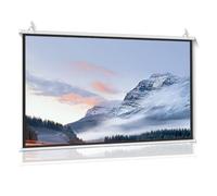 EIYAVVIDV 40/50/60/72 Pollici Telo Proiettore Avvolgibile Manuale Schermo Di Proiezione 4K HD Telo Proiettore AntiRughe Per Home Theater Interni Ed Esterni(16:9,50inch)