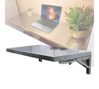 EIYAVVIDV Foldable Workbench Stainless Steel Wall Mounted Folding Table 16 20 24 28 32 36 40 48 60in Floating Desk Wall Shelf For Small Spaces/Kitchen/shower(100x35cm/40x14in)