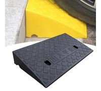 EIYAVVIDV Rampa Per Cordoli, Rampa Marciapiede Per Auto, 13cm Altezza, Rampa Di Soglia Robusto Per Auto, Sedia A Rotelle, Moto, Bici, Porte, Scooter, Garage, Passeggino(Black,4.3in/11cm)